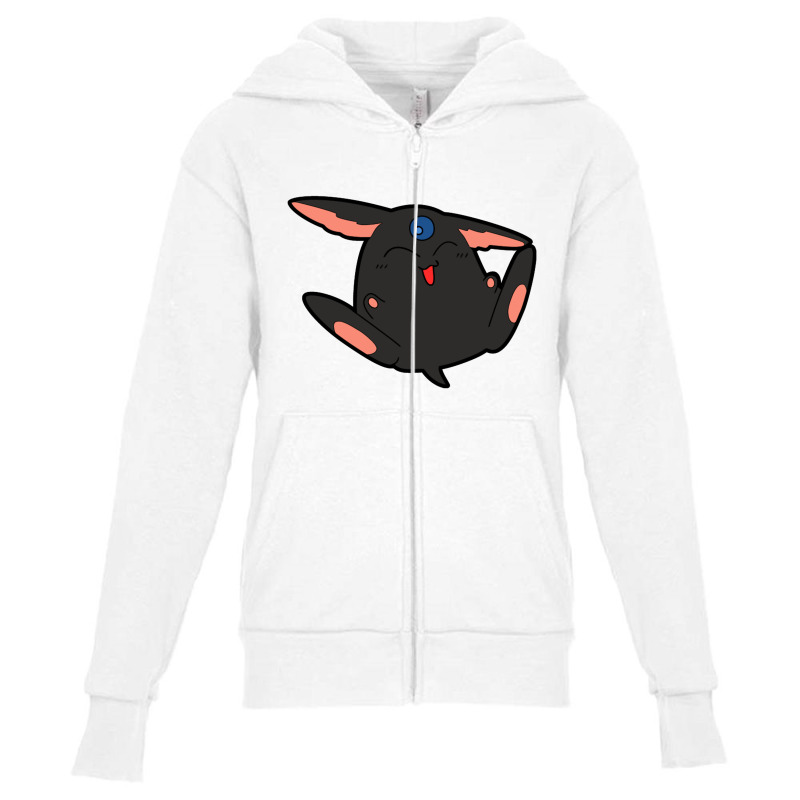 Black Mokona Youth Zipper Hoodie by yuniwildan | Artistshot