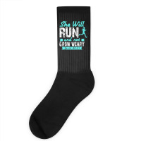 She Will Run And Not Grow Weary Socks | Artistshot