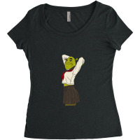 Shrek Meme Shrek Meme Shrek Meme Shrek Meme Shrek Meme Shrek Meme Shre Women's Triblend Scoop T-shirt | Artistshot