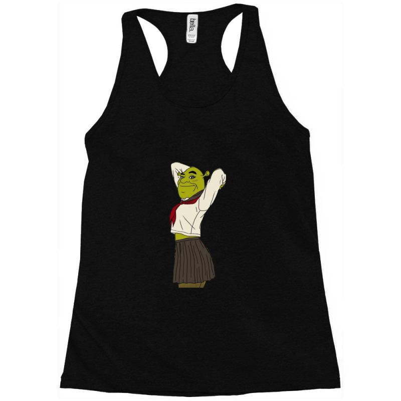 Shrek Meme Shrek Meme Shrek Meme Shrek Meme Shrek Meme Shrek Meme Shre Racerback Tank | Artistshot