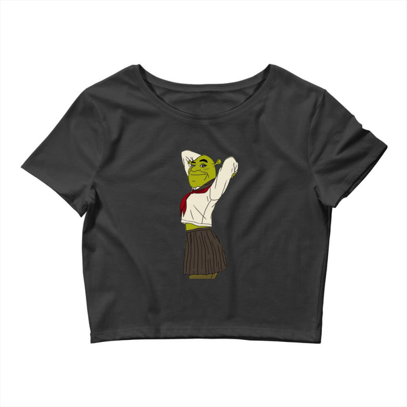 Shrek Meme Shrek Meme Shrek Meme Shrek Meme Shrek Meme Shrek Meme Shre Crop Top | Artistshot