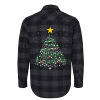 Music Note Tree Wish You A Merry Christmas Gift Musical Long Sleeve T Flannel Shirt | Artistshot