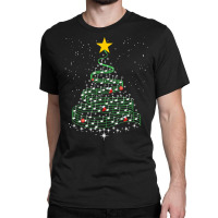 Music Note Tree Wish You A Merry Christmas Gift Musical Long Sleeve T Classic T-shirt | Artistshot