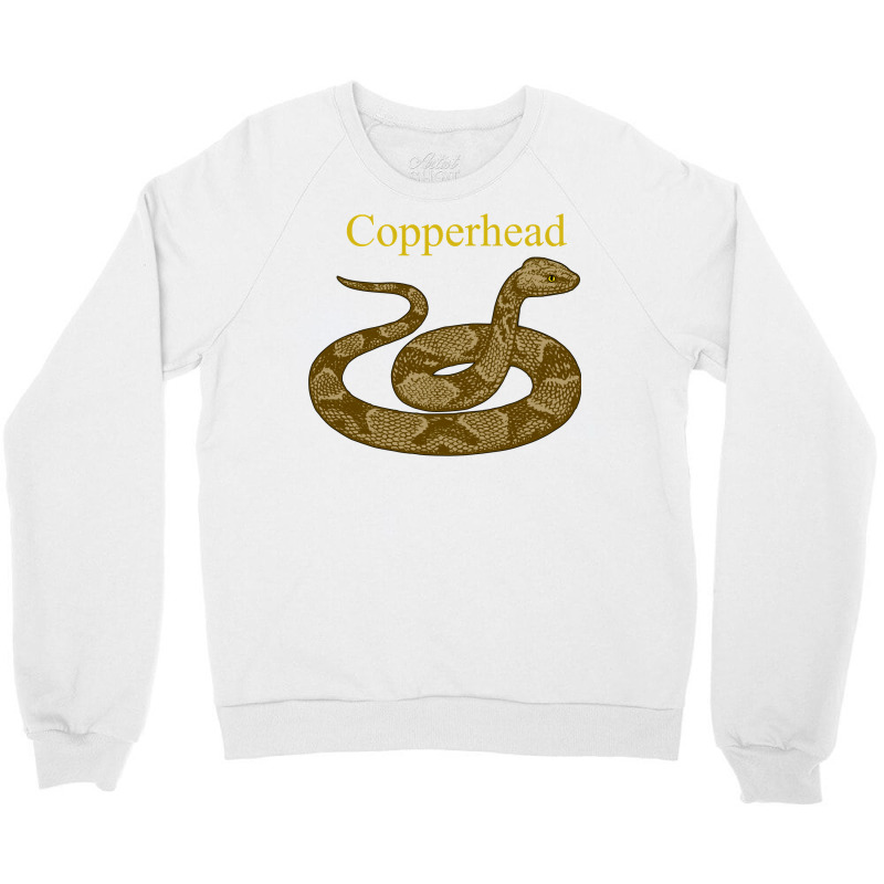 Copperhead Snake Venomous Pit Viper Pullover Hoodie Crewneck Sweatshirt | Artistshot