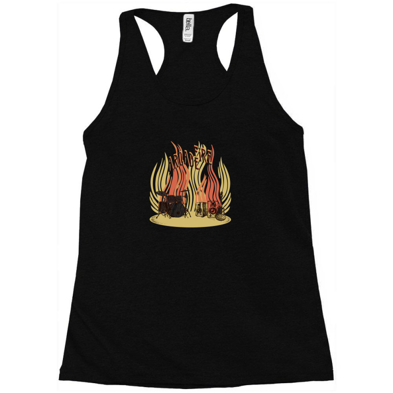 The Arcade Fire Racerback Tank by JamesBratcher | Artistshot