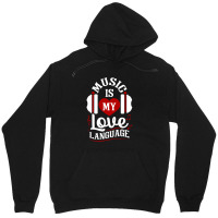 Music Is My Love Language  Music Valentines Gifts Essential Unisex Hoodie | Artistshot