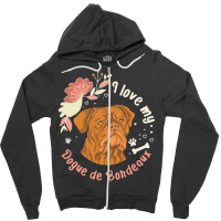 Dogue De Bordeaux T  Shirt Dogue De Bordeaux Owner Dog Gift T  Shirt Zipper Hoodie | Artistshot