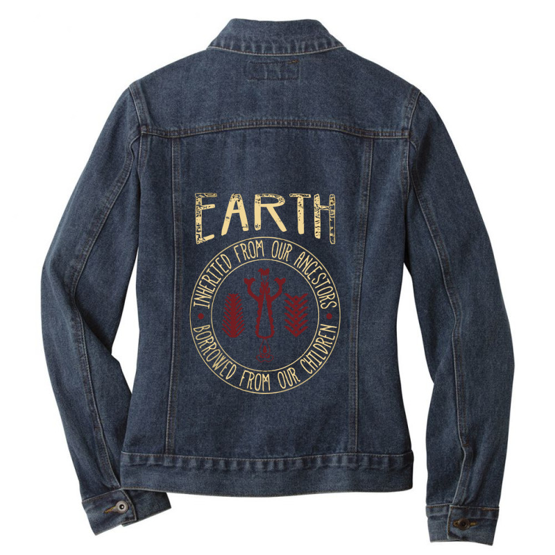 Proud Native American 1 Ladies Denim Jacket by BarryGreen | Artistshot