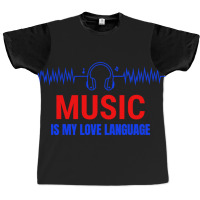 Music Is My Love Language Classic Graphic T-shirt | Artistshot