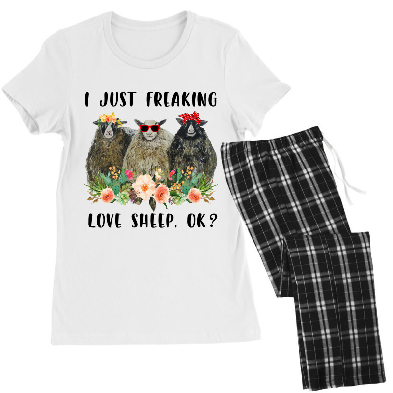 I Just Freaking Love Sheep, Ok Women's Pajamas Set by hoainv | Artistshot