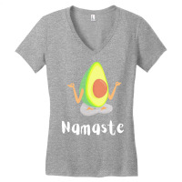 Namaste Meditation T  Shirt Avocado Meditation T  Shirt Women's V-neck T-shirt | Artistshot