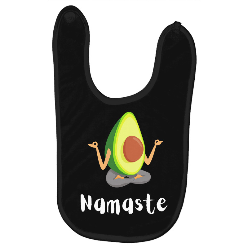 Namaste Meditation T  Shirt Avocado Meditation T  Shirt Baby Bibs by gilberthand916 | Artistshot