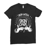 Skin Witch Skincare Lover Halloween Esthetician Sweatshirt Ladies Fitted T-shirt | Artistshot