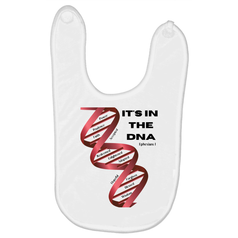 It's In The Dna. Genetic Inspirational Quote Pullover Hoodie Baby Bibs by lelalucin | Artistshot