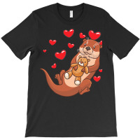 Otter Gift T  Shirt Otter With Stuffed Animal T  Shirt T-shirt | Artistshot