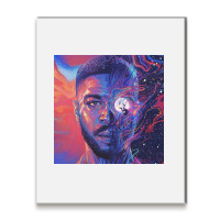 Man On The Moon 3 Metal Print Vertical | Artistshot