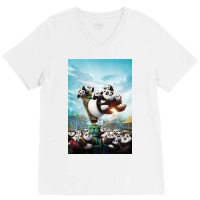 Kung Fu Panda 3 Poster V-neck Tee | Artistshot