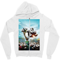 Kung Fu Panda 3 Poster Zipper Hoodie | Artistshot