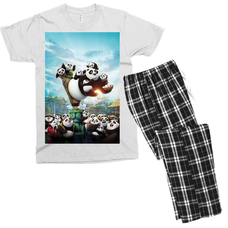 Kung Fu Panda 3 Poster Men's T-shirt Pajama Set | Artistshot