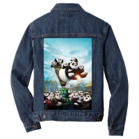 Kung Fu Panda 3 Poster Men Denim Jacket | Artistshot