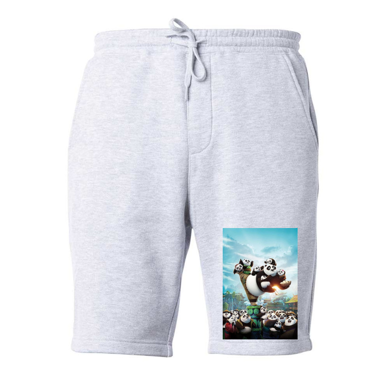 Kung Fu Panda 3 Poster Fleece Short | Artistshot