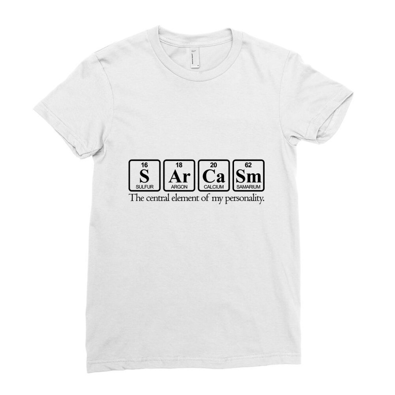 Sarcasm Ladies Fitted T-Shirt by Maeyasre | Artistshot