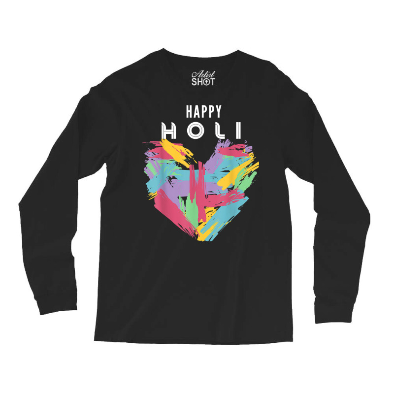 Happy Holi Festival, Holi Indians Color Festival T Shirt Long Sleeve Shirts | Artistshot