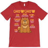 Chow Chow Anatomy Funny Dog Mom Dad Cute T-shirt | Artistshot