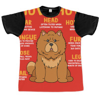 Chow Chow Anatomy Funny Dog Mom Dad Cute Graphic T-shirt | Artistshot