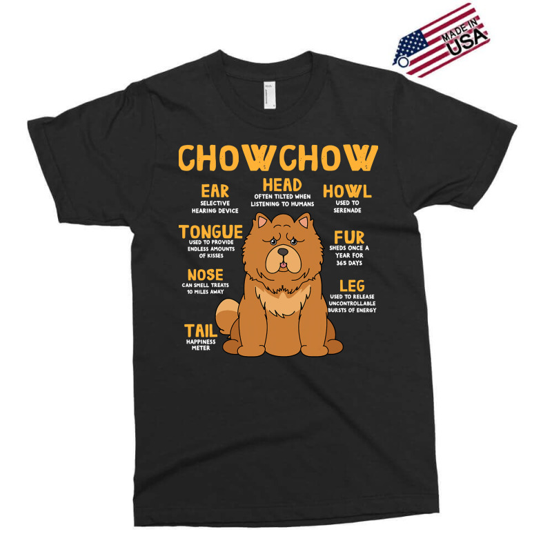 Chow Chow Anatomy Funny Dog Mom Dad Cute Exclusive T-shirt | Artistshot