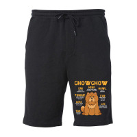 Chow Chow Anatomy Funny Dog Mom Dad Cute Fleece Short | Artistshot