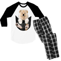 Chow Chow Pocket Dog Lover Men's 3/4 Sleeve Pajama Set | Artistshot