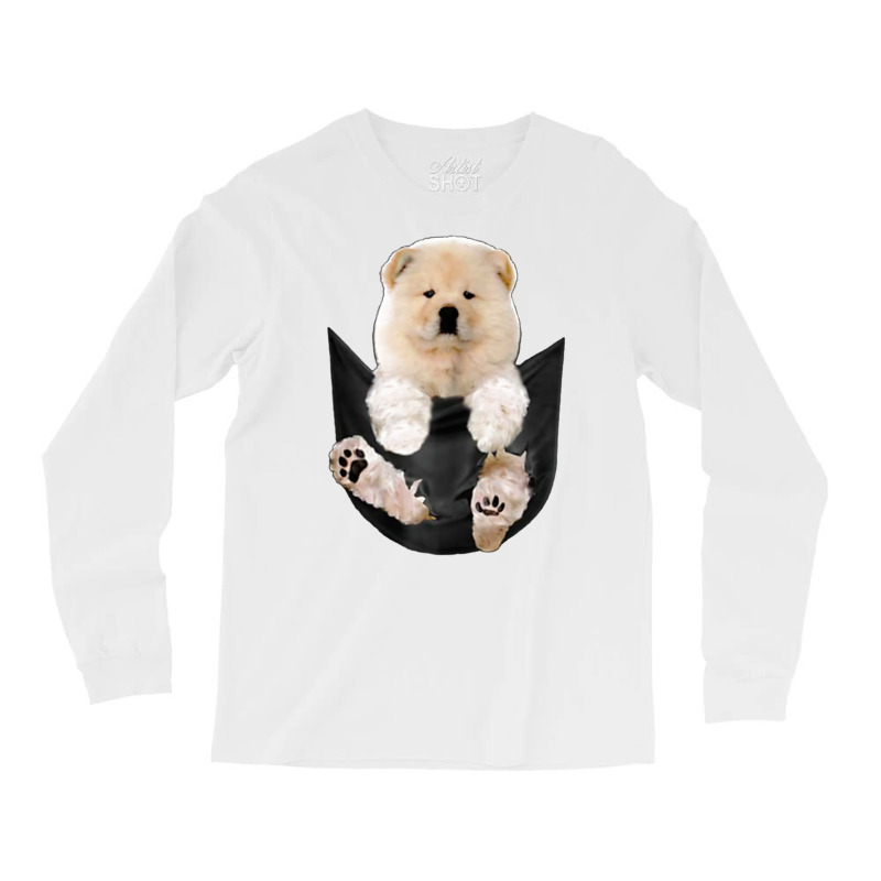 Chow Chow Pocket Dog Lover Long Sleeve Shirts | Artistshot