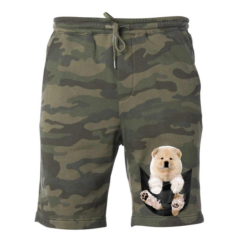 Chow Chow Pocket Dog Lover Fleece Short | Artistshot