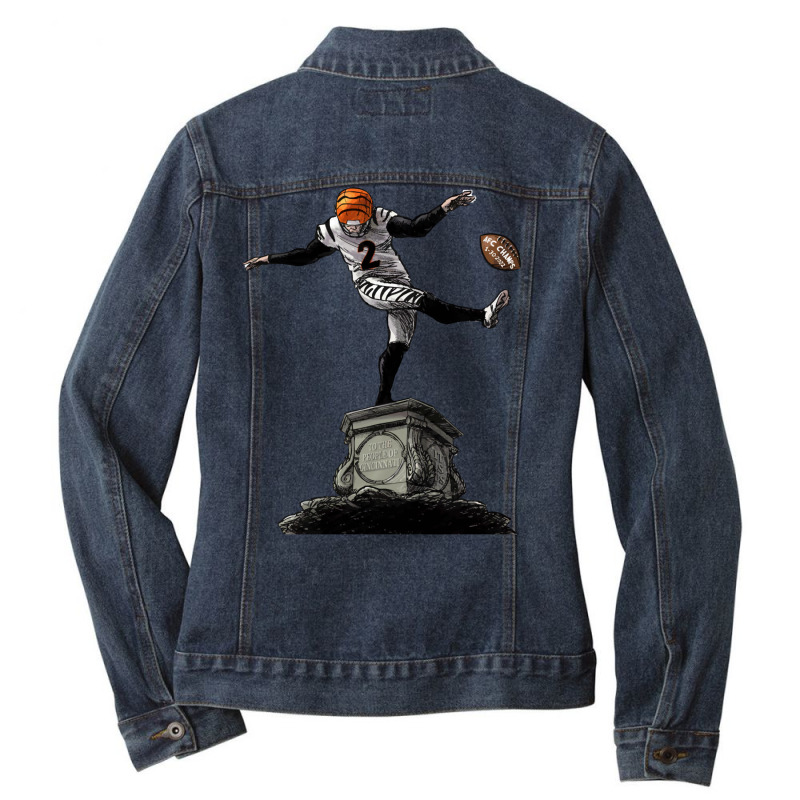 Amazing Touchdown Edition  1 Ladies Denim Jacket by naiymjonhp | Artistshot