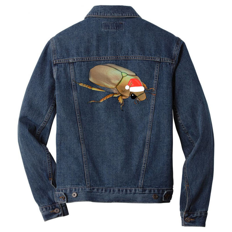 Christmas Beetle Men Denim Jacket | Artistshot