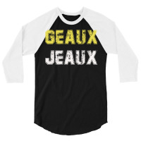 Geaux Jeaux Unisex 3/4 Sleeve Shirt | Artistshot