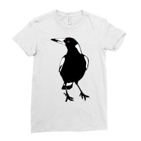 Australian Magpie Ladies Fitted T-shirt | Artistshot