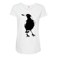 Australian Magpie Maternity Scoop Neck T-shirt | Artistshot