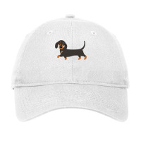 Black And Tan Dachshund Sausage Dog Adjustable Cap | Artistshot