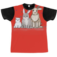 Christmas Bunny And Friends  1 Graphic T-shirt | Artistshot