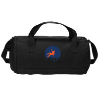 Retro Rock Climbing Dripping Duffel Bag | Artistshot