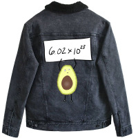 Avocados Sign Unisex Sherpa-lined Denim Jacket | Artistshot