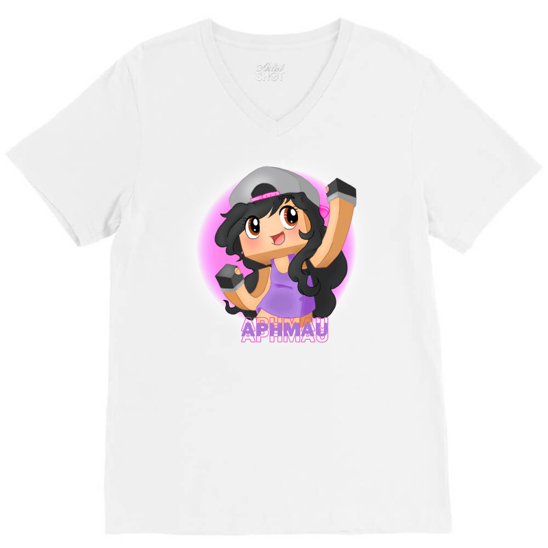 Aphmau Kids V-Neck Tee by sanelylinzarr | Artistshot