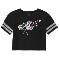 Easter Day T  Shirt Dandelion Easter Day Eggs Funny Costume For Women Scorecard Crop Tee | Artistshot