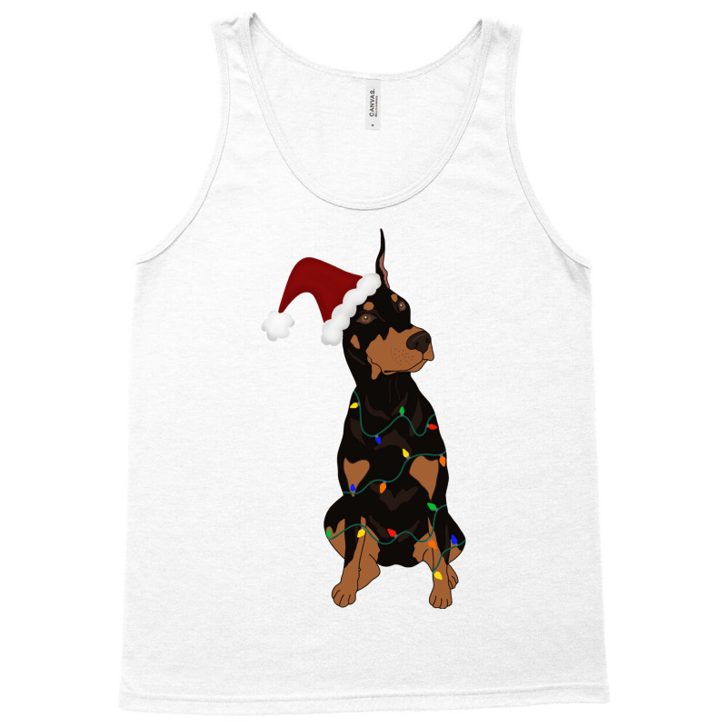 Christmas Doberman Pinscher Tank Top | Artistshot