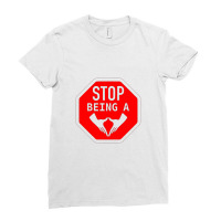 Stop Being A Pussy Meme Adult Language Dirty Jokes Meme Ladies Fitted T-shirt | Artistshot