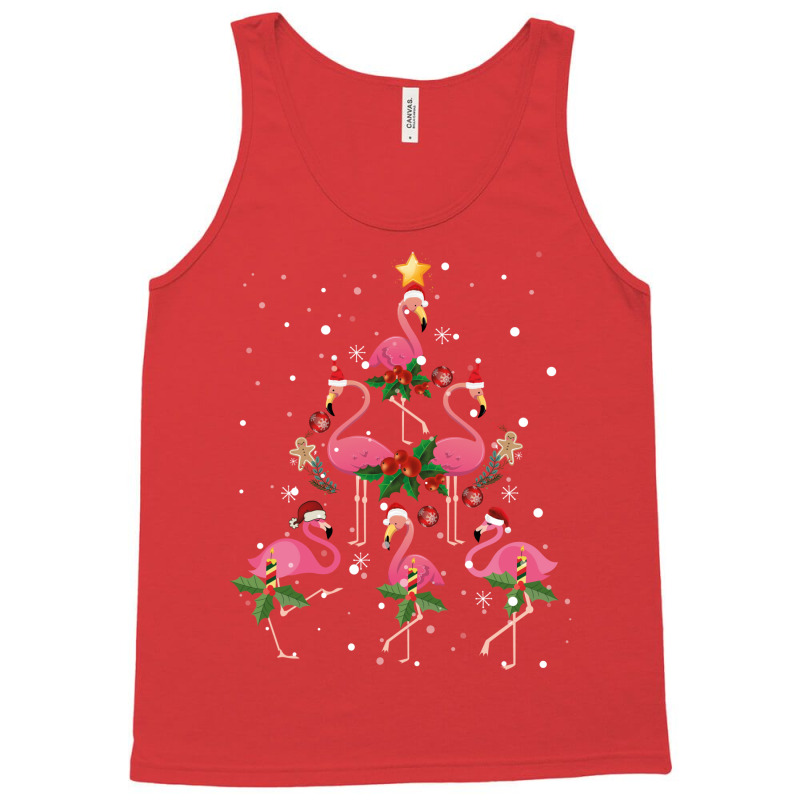 Christmas Flamingo   Flamingo's Christmas Tree Tank Top | Artistshot