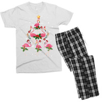 Christmas Flamingo   Flamingo's Christmas Tree Men's T-shirt Pajama Set | Artistshot