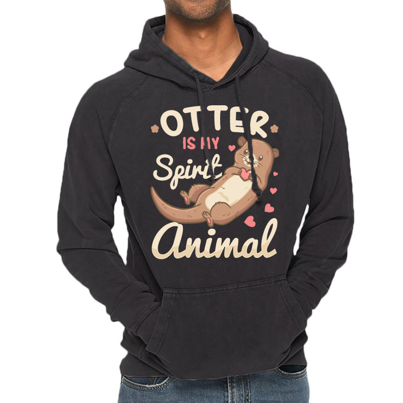 Otter T  Shirt Otter Spirit Animal River Otter Lover T  Shirt Vintage Hoodie | Artistshot